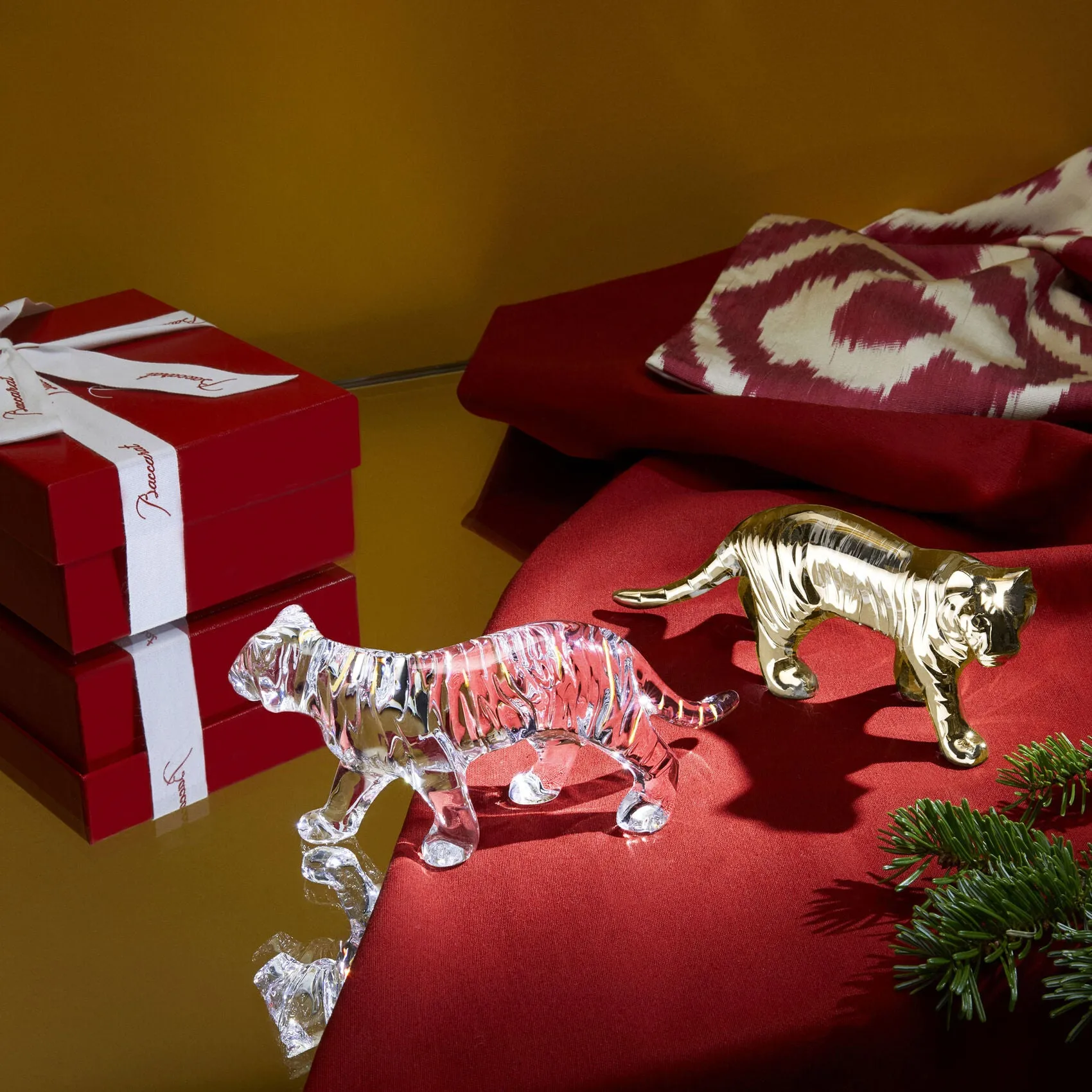 Baccarat | Zodiac Tiger 2022 - Clear & Gold