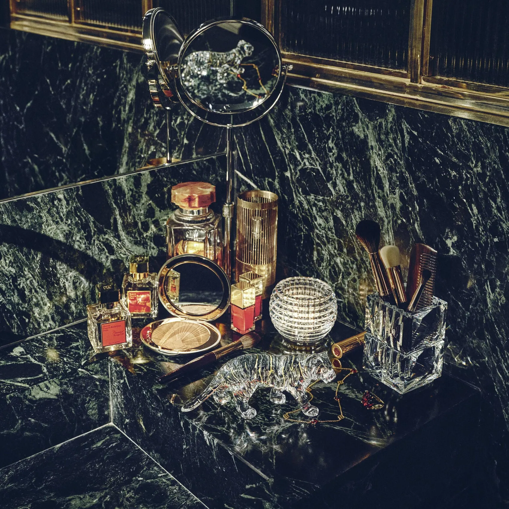 Baccarat | Zodiac Tiger 2022 - Clear & Gold