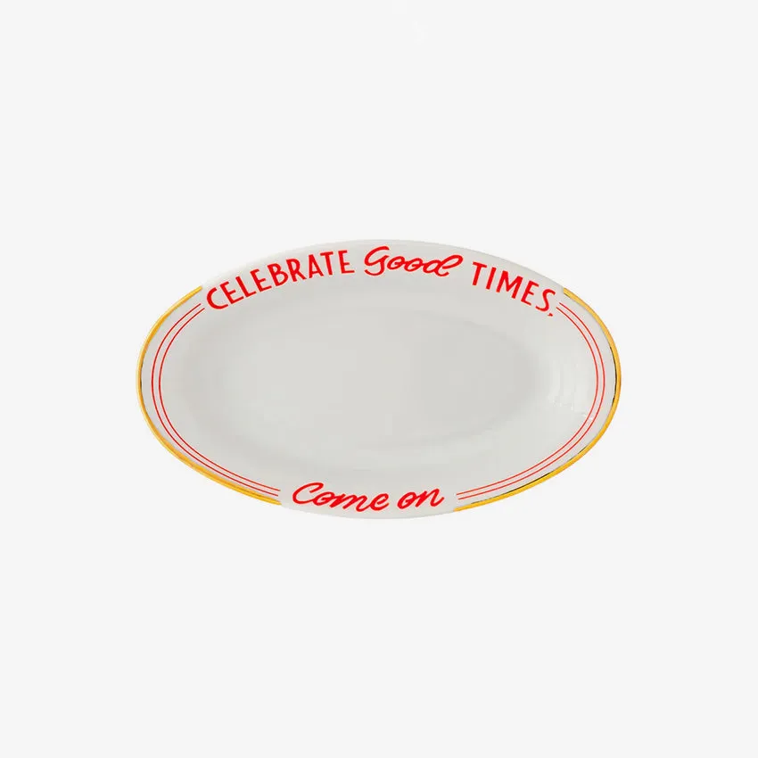 Bitossi Home | The Club Oval Tray - Good Times
