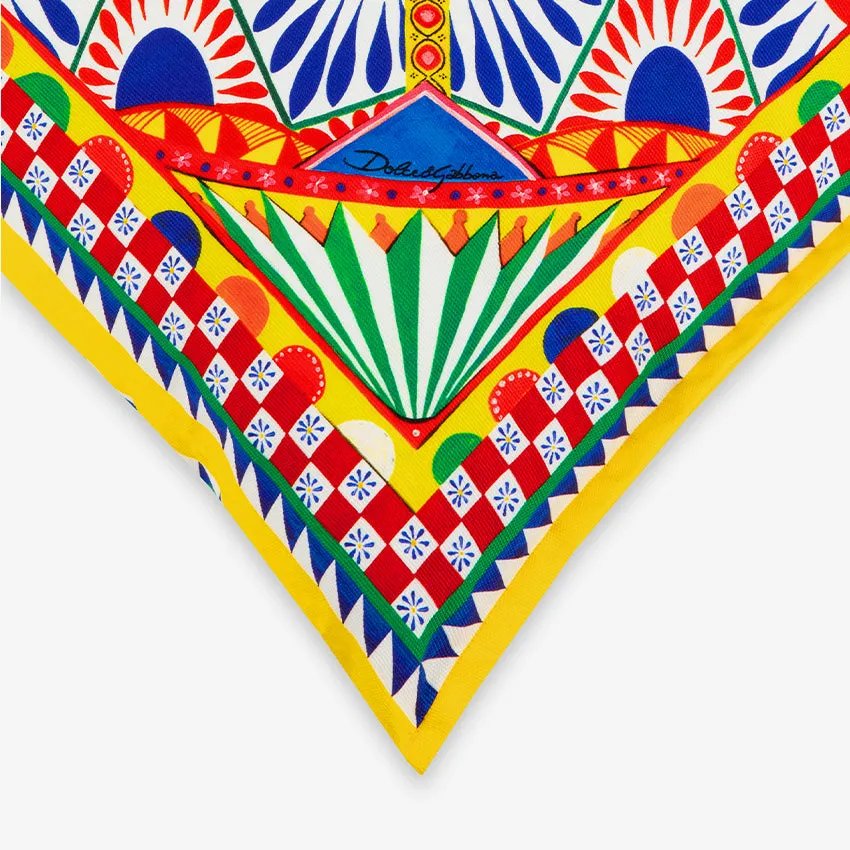 Dolce & Gabbana Casa | Medium Carretto Canvas Cushion