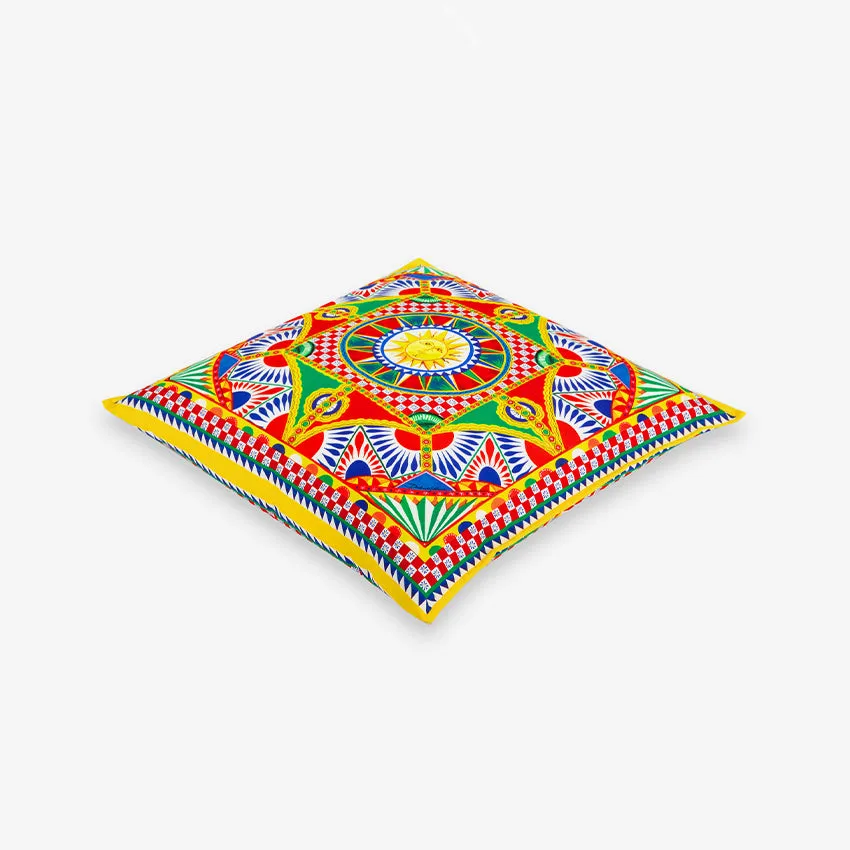 Dolce & Gabbana Casa | Medium Carretto Canvas Cushion