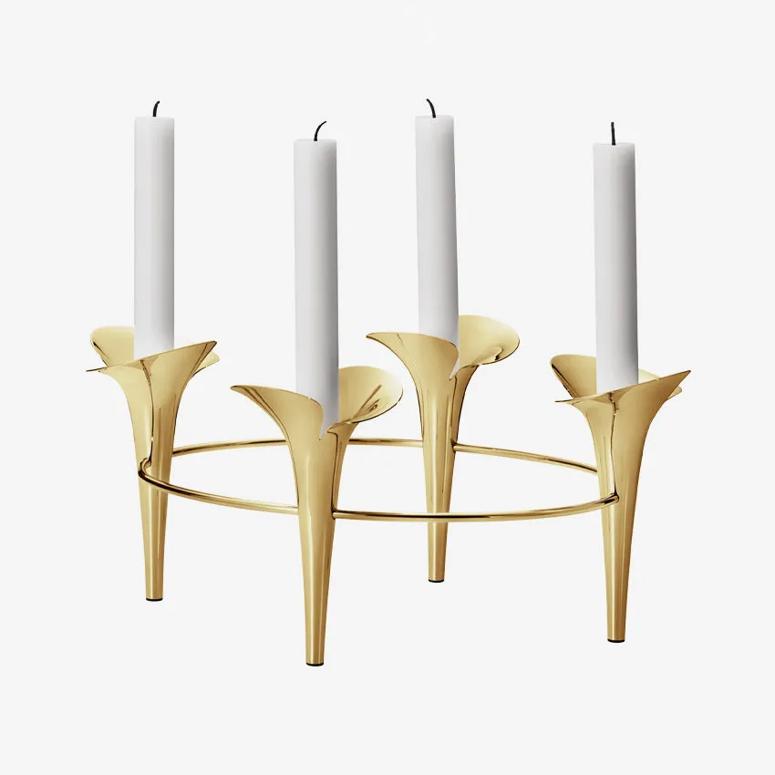 Georg Jensen | Bloom Botanica 4 Taper Candle Holder