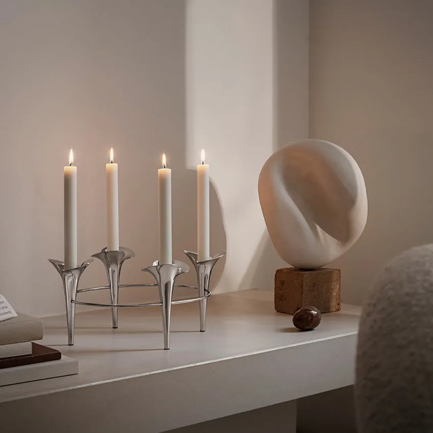 Georg Jensen | Bloom Botanica 4 Taper Candle Holder