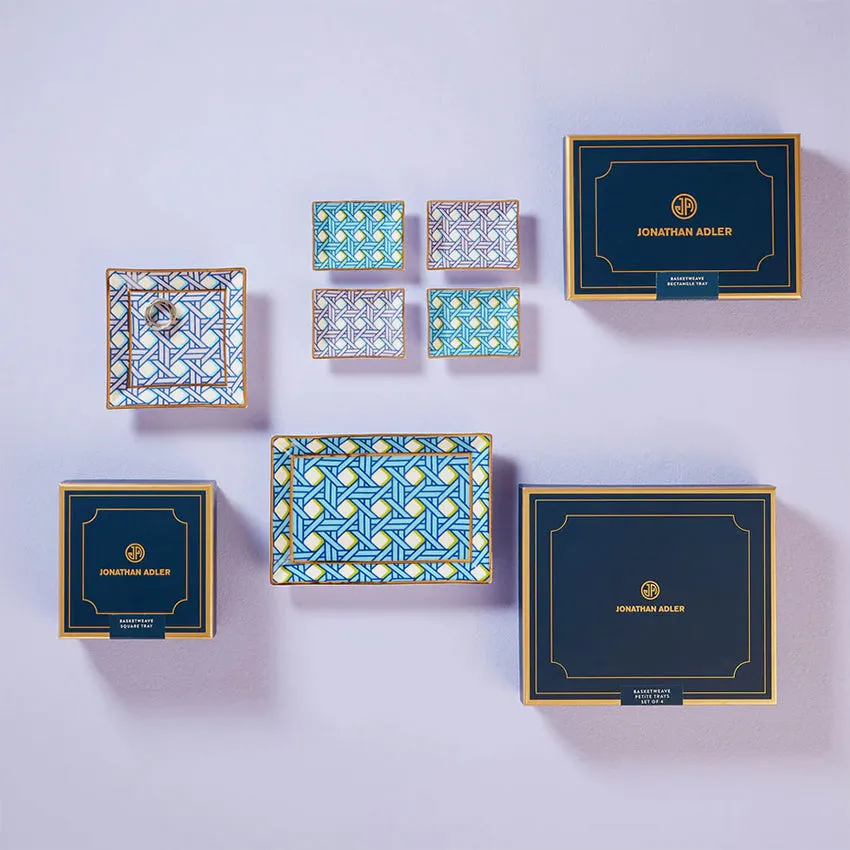 Jonathan Adler | Basketweave Square Tray