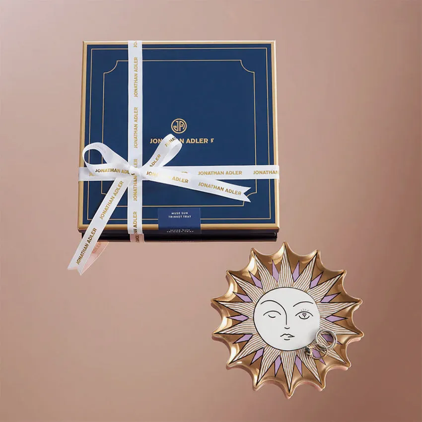 Jonathan Adler | Muse Sun Trinket Tray - Gold