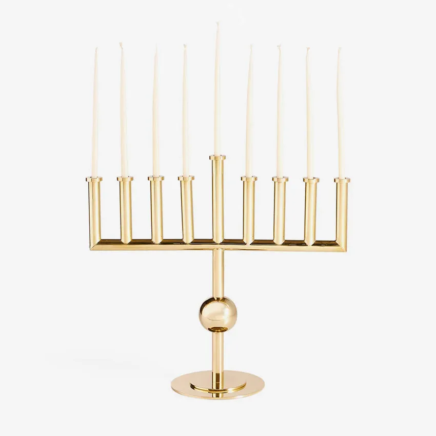 Jonathan Adler | Vienna Menorah - Brass
