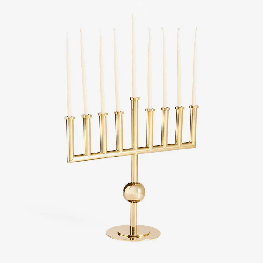 Jonathan Adler | Vienna Menorah - Brass