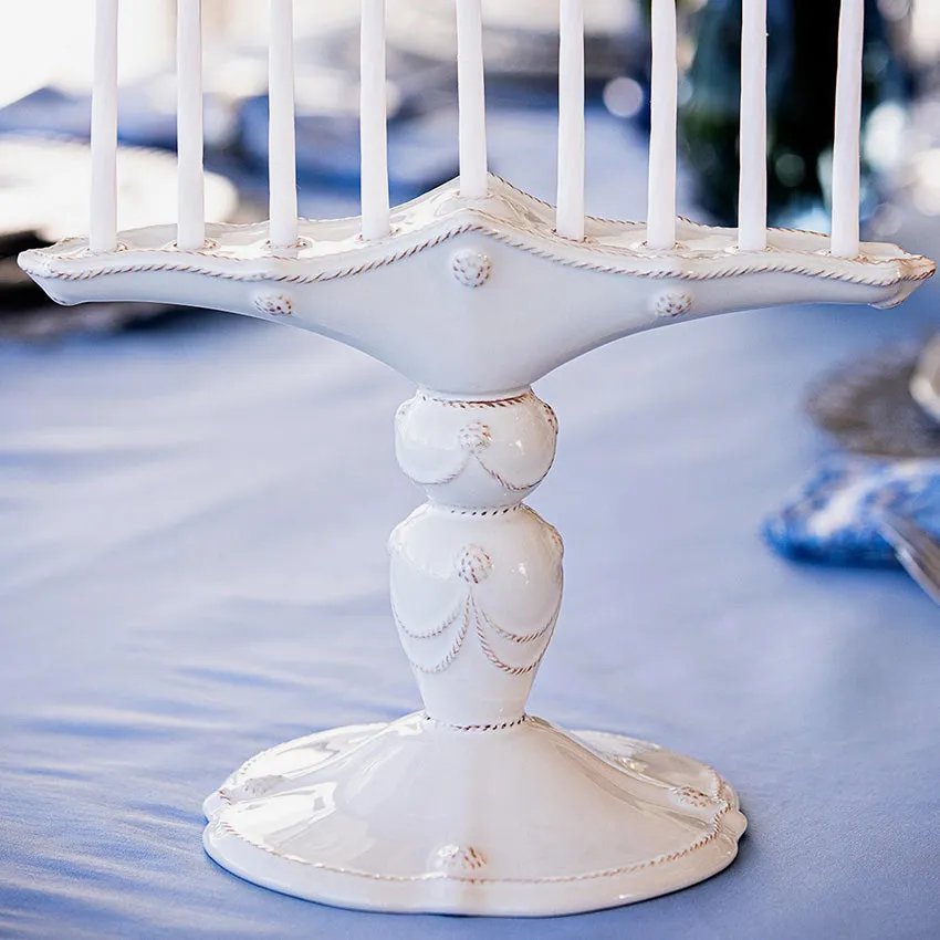 Juliska | Berry & Thread Menorah - Whitewash