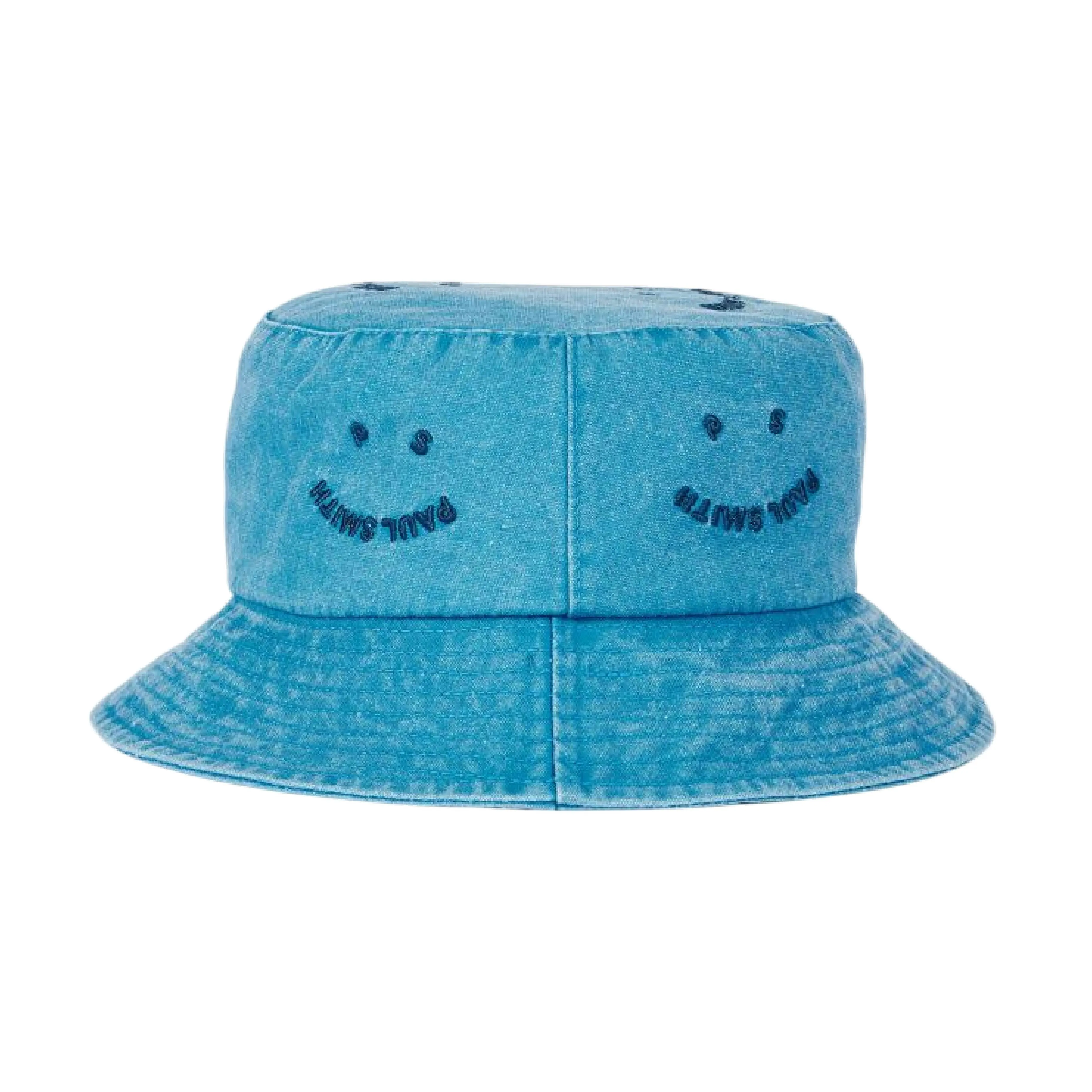 Men's 'Happy' Bucket Hat | Blue