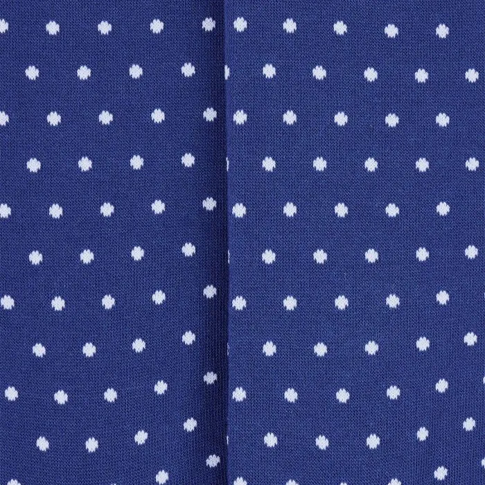 Men's Polka Dot Print Socks | Navy Blue