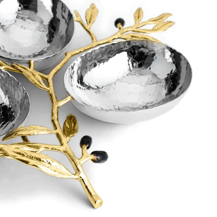 Michael Aram | Olive Branch Triple Dish