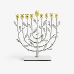 Michael Aram | Pomegranate Menorah - Silver & Gold