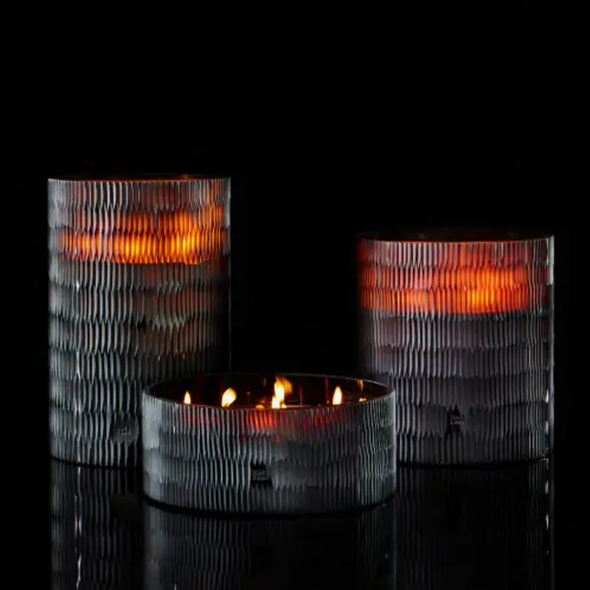 Onno | Amber Rhombus Wide Candle