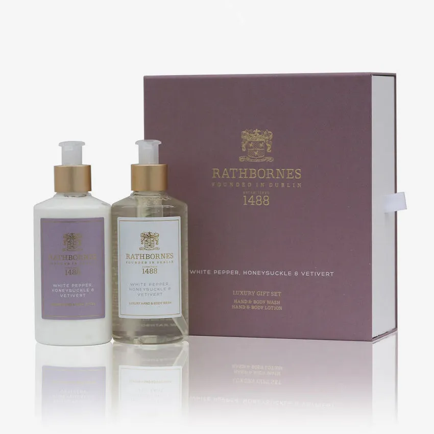 Rathbornes 1488 | Luxury White Pepper Wash & Lotion Gift Set