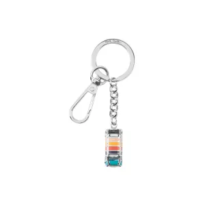 'Artist Stripe' Mini Car Keyring | Multicolour