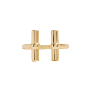 Aura Bar Ring | Gold Plated