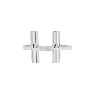 Aura Bar Ring | Silver Plated