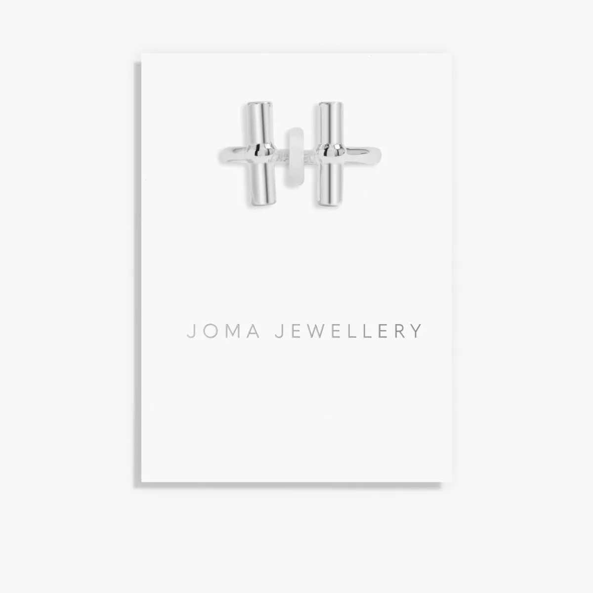 Aura Bar Ring | Silver Plated