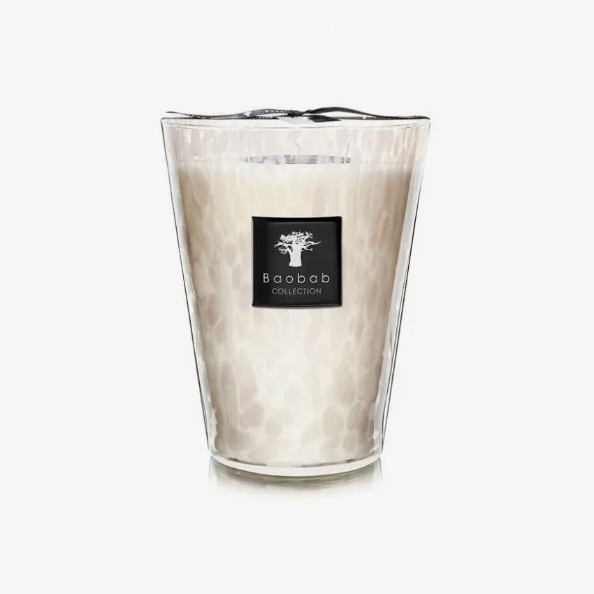 Baobab Collection | White Pearls Scented Candle