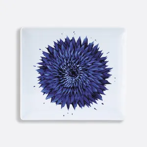 Bernardaud | In Bloom Rectangular Tray - White & Blue