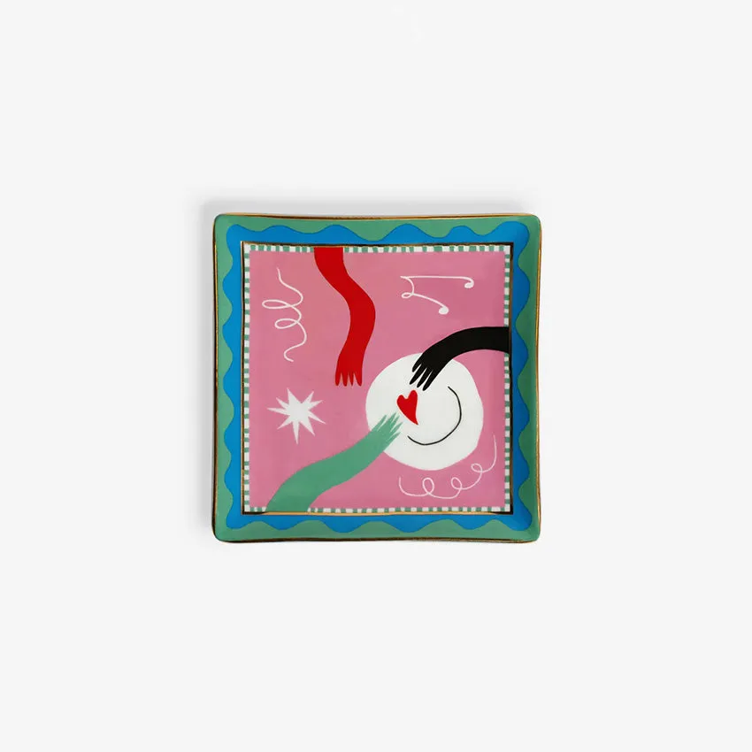 Bitossi Home | Il Frutto Della Passione Squared Trinket Tray - Mani