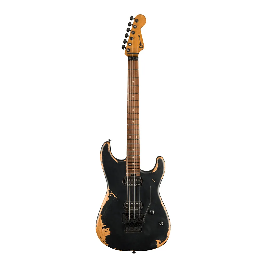 Charvel Pro Mod Relic San Dimas Style 1 HH FR PF Weathered Black