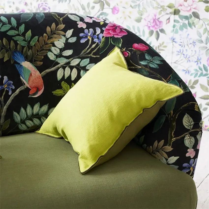 Christian Lacroix | Brera Lino Lime & Moss Cushion