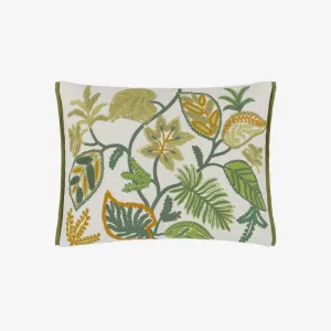 Christian Lacroix | Foglia Decorativa Embroidered Moss Cushion