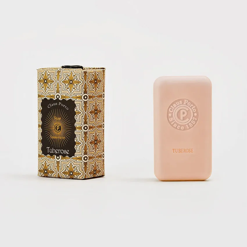 Claus Porto | Classico Black Sumburst Soap Bar - Tuberose