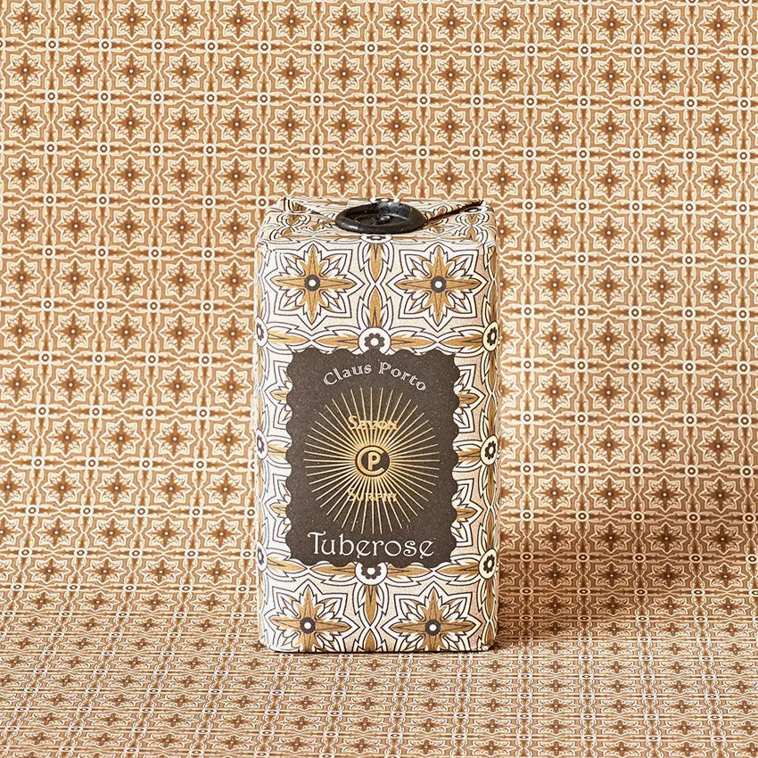 Claus Porto | Classico Black Sumburst Soap Bar - Tuberose