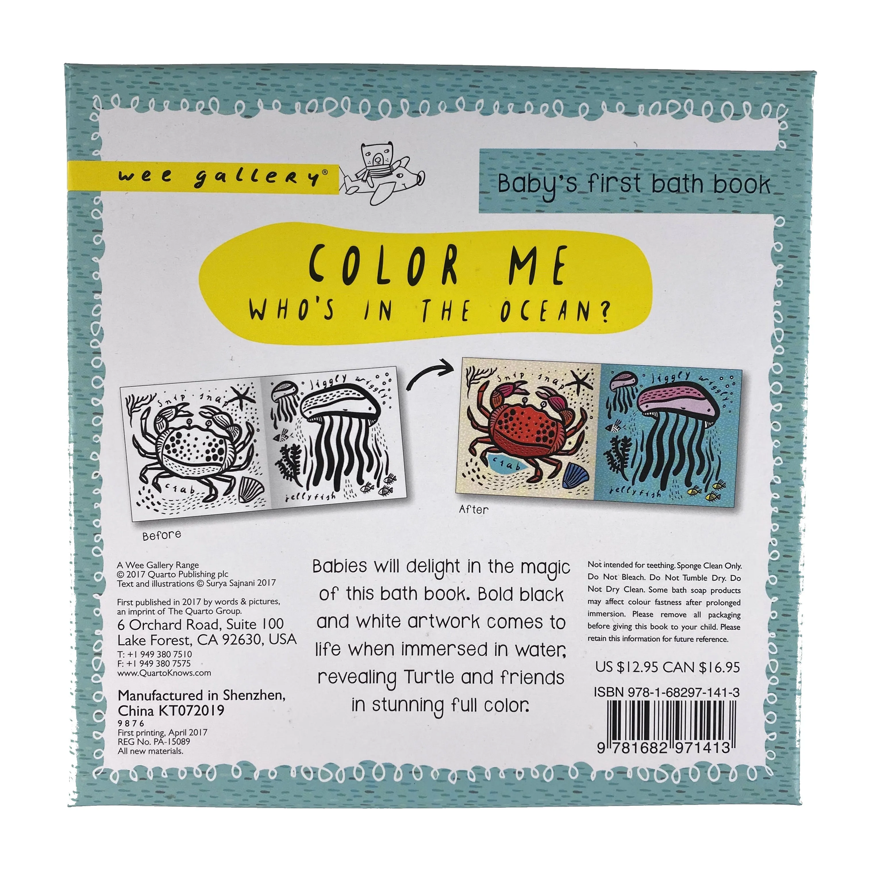 Color Me - Who's in the Ocean? Bath Book