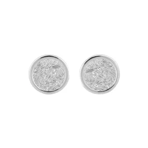 Day Coin Earrings | Silver