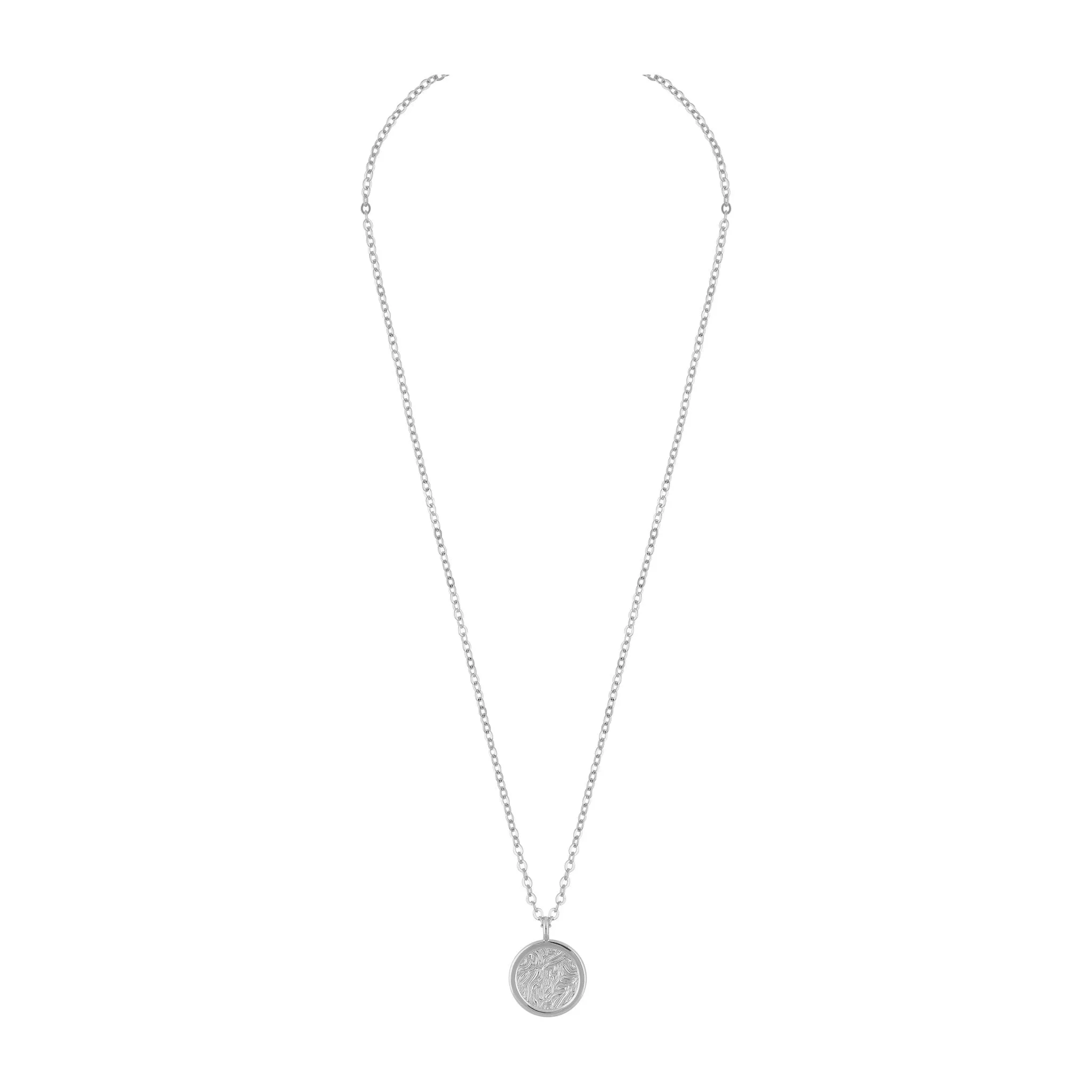 Day Pendant Necklace | Silver