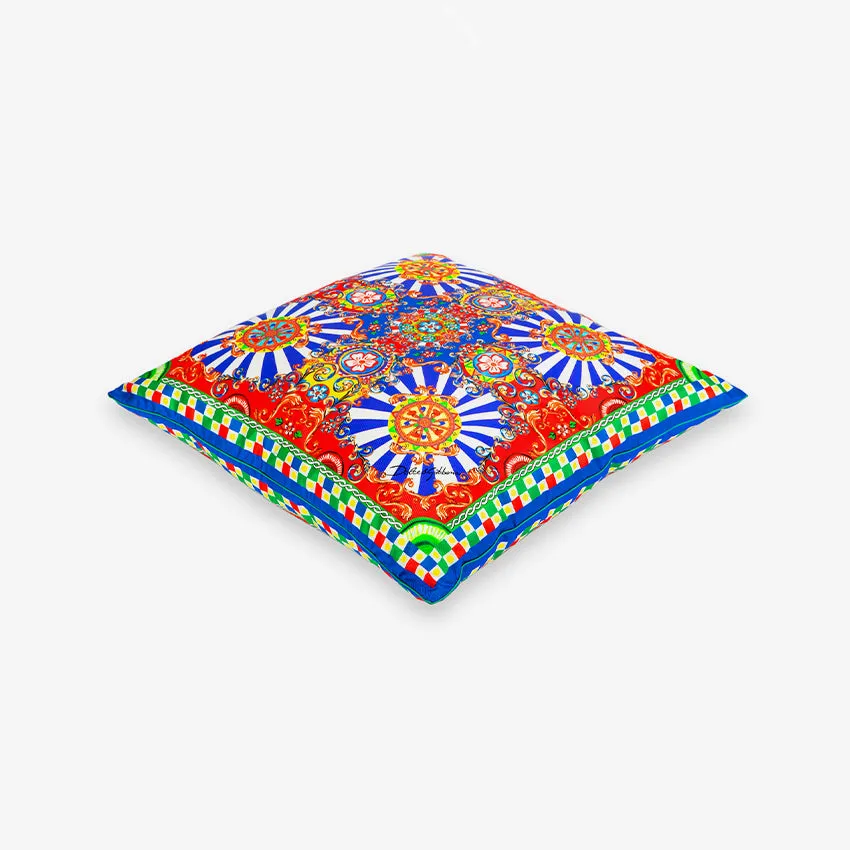 Dolce & Gabbana Casa | Carretto Silk Twill Medium Cushion
