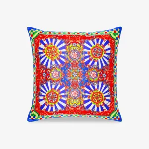 Dolce & Gabbana Casa | Carretto Silk Twill Medium Cushion