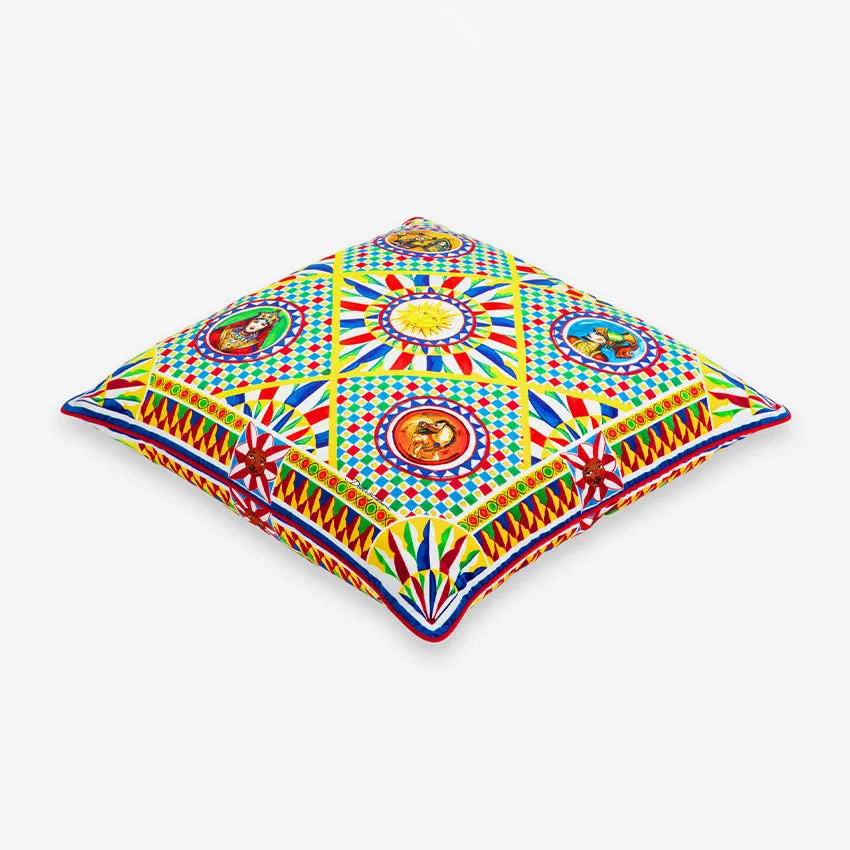 Dolce & Gabbana Casa | Carretto Velvet Large Cushion