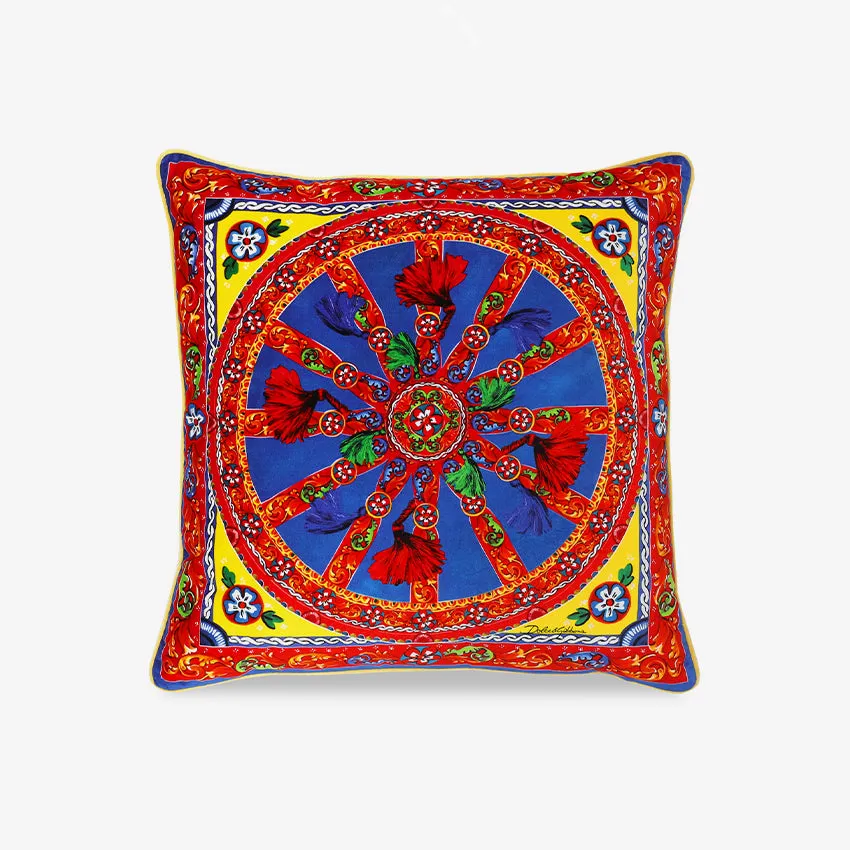 Dolce & Gabbana Casa | Carretto Velvet Medium Cushion