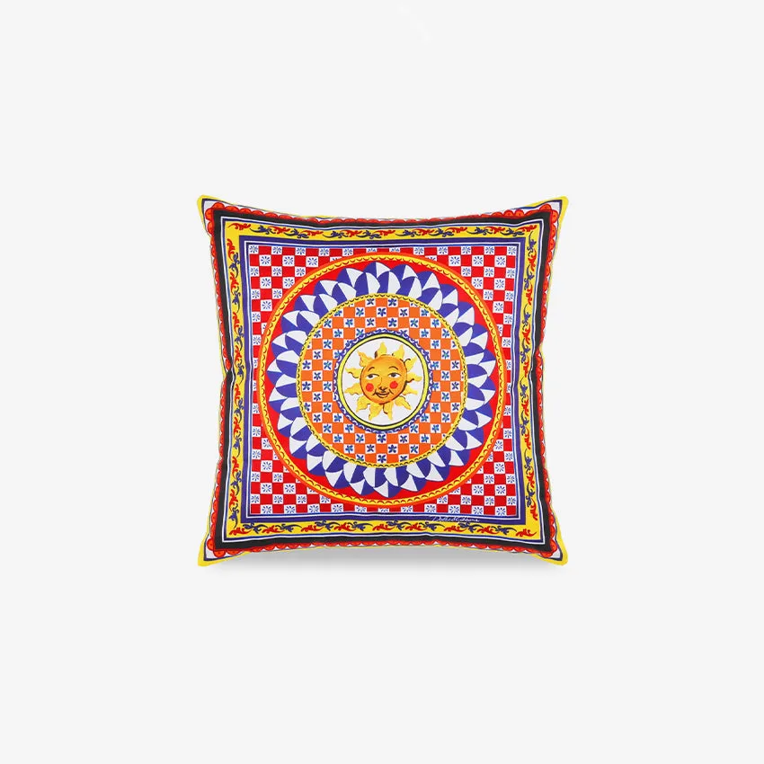 Dolce & Gabbana Casa | Small Carretto Duchess Cotton Cushion