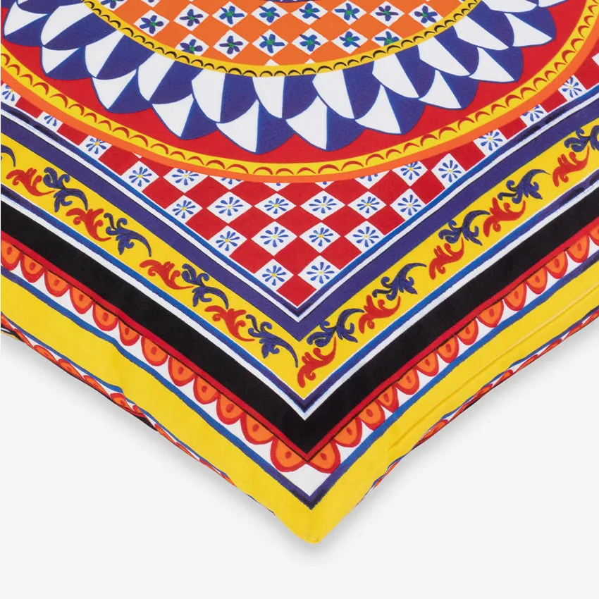 Dolce & Gabbana Casa | Small Carretto Duchess Cotton Cushion