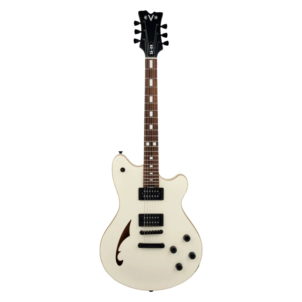 EVH SA-126 Standard Semi-Hollowbody Electric Guitar - Vintage White