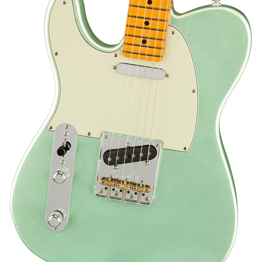 Fender - American Professional II Telecaster Left-Hand - Maple Fingerboard - Mystic Surf Green