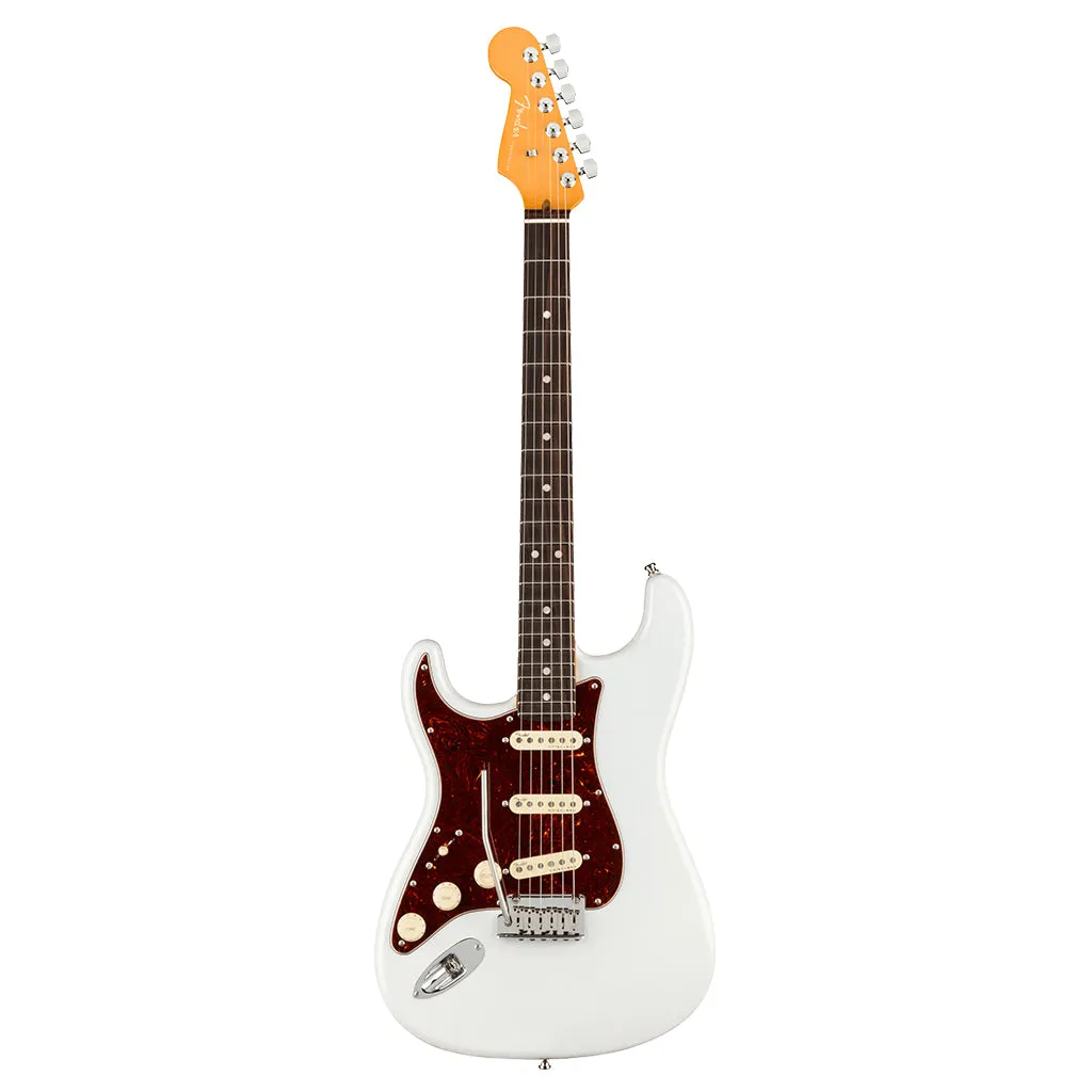 Fender - American Ultra Stratocaster Left-Hand, Rosewood Fingerboard, Arctic Pearl