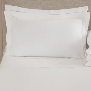 Frette | Doppio Ajour Standard Sham - White