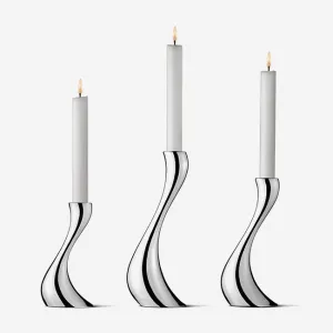 Georg Jensen | Cobra Candleholders Set of 3