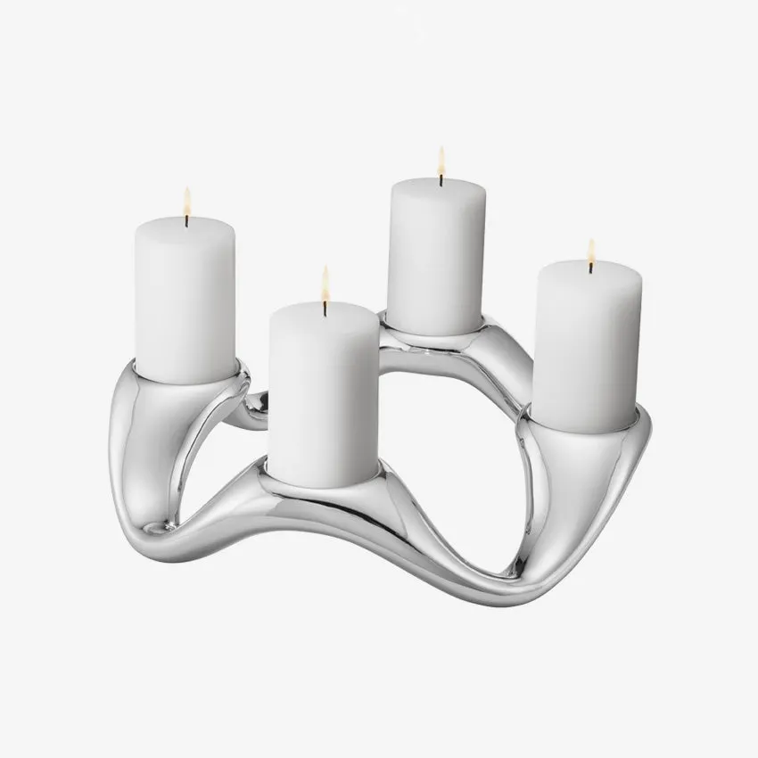 Georg Jensen | Cobra Round Candleholder