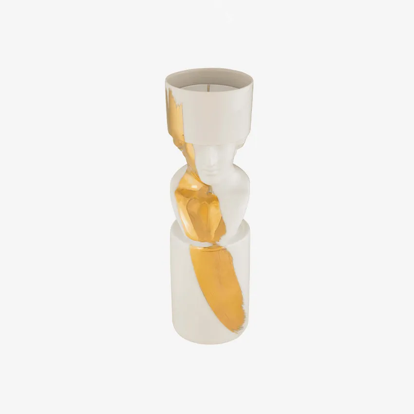 Ginori 1735 | LCDC Gold Il Letterato Candle Holder