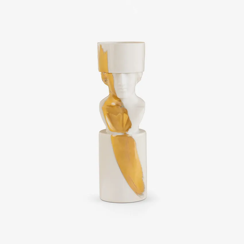 Ginori 1735 | LCDC Gold Il Letterato Candle Holder