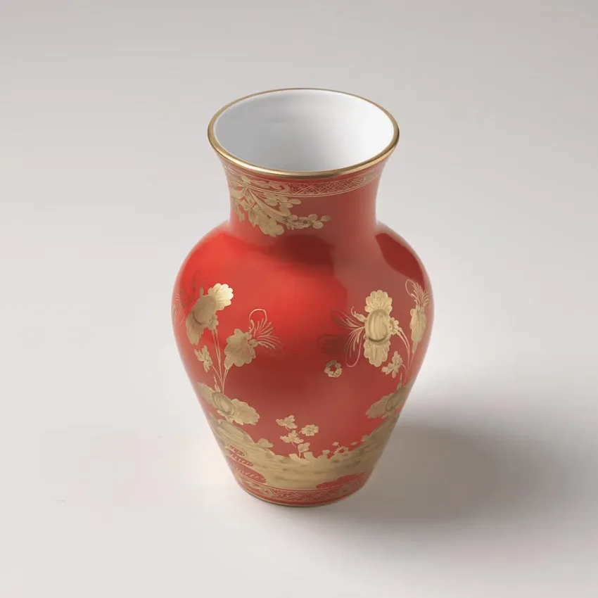 Ginori 1735 | Oriente Italiano Gold Ming Vase - Rubrum