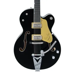Gretsch G6120T-BSNSH Brian Setzer Signature Nashville Hollow Body with Bigsby, Ebony Fingerboard, Black Lacquer