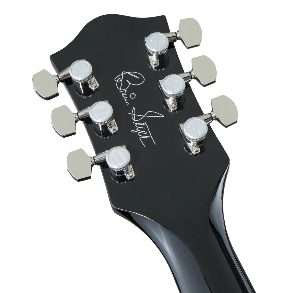 Gretsch G6120T-BSNSH Brian Setzer Signature Nashville Hollow Body with Bigsby, Ebony Fingerboard, Black Lacquer
